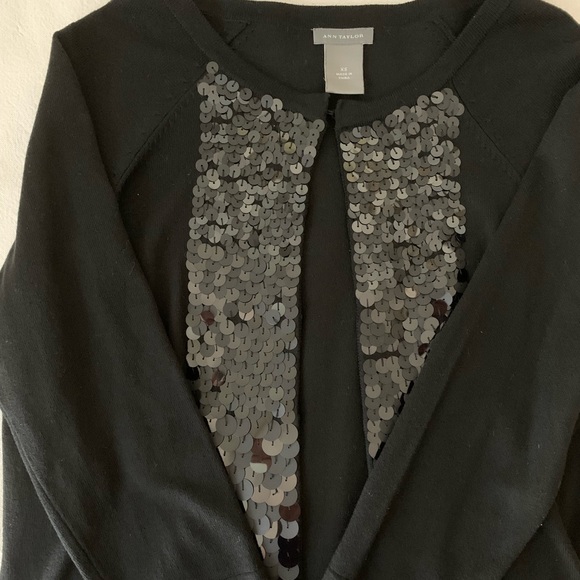 NWOT Ann Taylor sequin sweater.  XS - Picture 6 of 15